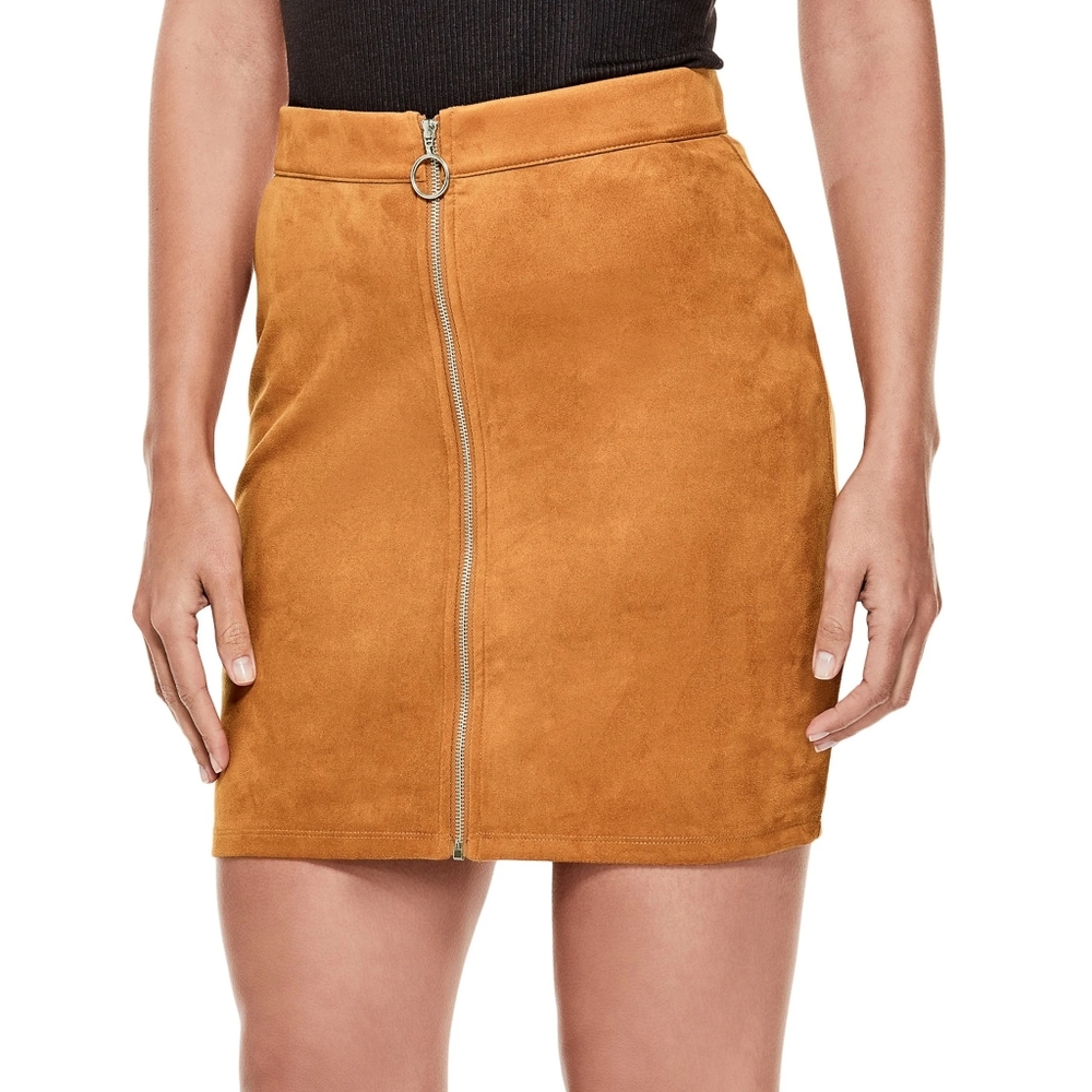 GUESS Monza Faux Suede Mini Skirt